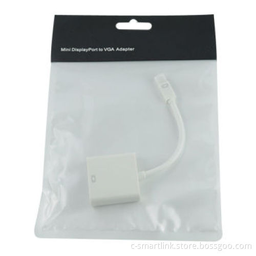 Mini DisplayPort to VGA Female Adapter/Cable with 0.15m Cable Length